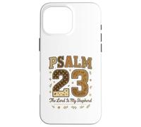 Psalm 23 The Lord is My Shepherd Stitched Patchwork Christia Coque pour iPhone 16 Pro Max