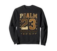 Psalm 23 The Lord is My Shepherd Stitched Patchwork Christia Sweatshirt
