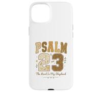 Psalm 23 The Lord is My Shepherd Stitched Vintage Christian Coque pour iPhone 15 Plus