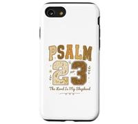 Psalm 23 The Lord is My Shepherd Stitched Vintage Christian Coque pour iPhone SE (2020) / 7/8