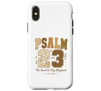 Psalm 23 The Lord is My Shepherd Stitched Vintage Christian Coque pour iPhone X/XS