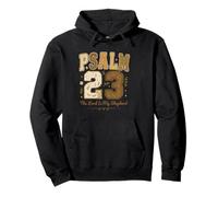 Psalm 23 The Lord is My Shepherd Stitched Vintage Christian Sweat à Capuche