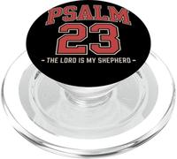 Psalm 23 The Lord is My Shepherd Typographie Foi Chrétienne PopSockets PopGrip pour MagSafe