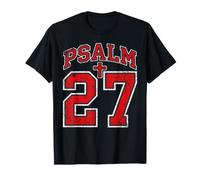 Psalm 27 The Lord is My Light Christian Bible Verse Faith T-Shirt