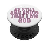 Psalm 46:10 Be Still & Know - Women Girls Butterfly PopSockets PopGrip Adhésif