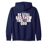 Psalm 46:10 Be Still & Know - Women Girls Butterfly Sweat à Capuche