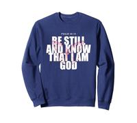 Psalm 46:10 Be Still & Know - Women Girls Butterfly Sweatshirt