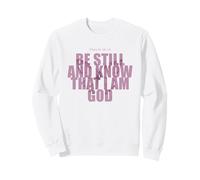 Psalm 46:10 Be Still & Know - Women Girls Butterfly Sweatshirt