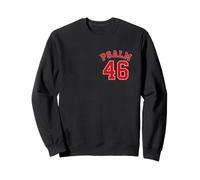 Psalm 46 | Dieu est Notre Refuge et Notre Force (Avant et arrière) Sweatshirt