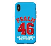 Psalm 46 | Dieu est Notre Refuge et Notre Force | Verset biblique Foi Coque pour iPhone X/XS