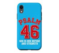 Psalm 46 | Dieu est Notre Refuge et Notre Force | Verset biblique Foi Coque pour iPhone XR