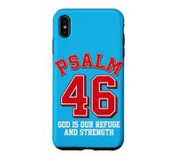 Psalm 46 | Dieu est Notre Refuge et Notre Force | Verset biblique Foi Coque pour iPhone XS Max