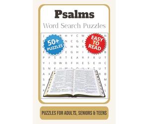 Psalm Word Search Puzzle Book: Word Searches with Easy to Read Print about Psalms, Scripture, Worship, and More | 6x9 inches, 110 pages | 50+ puzzles … Gift for Vacations, Holidays and Free Times