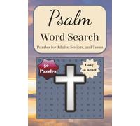 Psalm Word Search: Word Searches with Easy to Read Print about the book of Psalm, Bible themes, and More | 6x9 inches, 110 pages | 50+ Puzzles ... Gifts for Vacations, Holidays, and Free Time