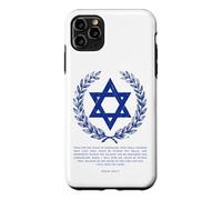 Psalms 122:6-9 Elegant Star of David Israel Bible Verse Coque pour iPhone 11 Pro Max