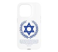 Psalms 122:6-9 Elegant Star of David Israel Bible Verse Coque pour iPhone 15 Pro
