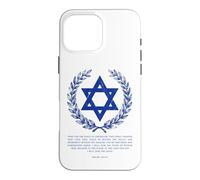 Psalms 122:6-9 Elegant Star of David Israel Bible Verse Coque pour iPhone 16 Pro Max