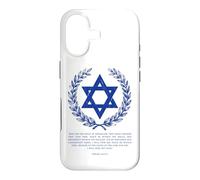 Psalms 122:6-9 Elegant Star of David Israel Bible Verse Coque pour iPhone 17