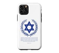 Psalms 122:6-9 Star of David Israel Bible Verse German Coque pour iPhone 11 Pro