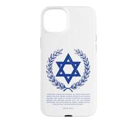 Psalms 122:6-9 Star of David Israel Bible Verse German Coque pour iPhone 15 Plus