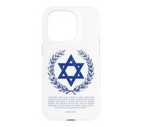Psalms 122:6-9 Star of David Israel Bible Verse German Coque pour iPhone 15 Pro