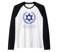Psalms 122:6-9 Star of David Israel Bible Verse German Manche Raglan