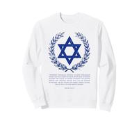 Psalms 122:6-9 Star of David Israel Bible Verse German Sweatshirt