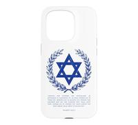 Psalms 122:6-9 Star of David Israel Bible Verse Gr oque pour iPhone 15 Pro