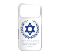 Psalms 122:6-9 Star of David Israel Bible Verse Gr oque pour iPhone 17 Pro