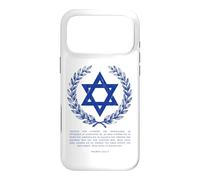 Psalms 122:6-9 Star of David Israel Bible Verse Gr oque pour iPhone 17 Pro Max