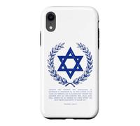 Psalms 122:6-9 Star of David Israel Bible Verse Gr oque pour iPhone XR