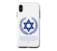 Psalms 122:6-9 Star of David Israel Bible Verse Gr oque pour iPhone XS Max