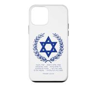 Psalms 122:6-9 Star of David Israel Bible Verse Hebrew Coque pour iPhone 12 Mini