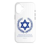 Psalms 122:6-9 Star of David Israel Bible Verse Hindi Coque pour iPhone 16