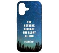 Psalms 19:1 The Heavens Declare Glory of God - Faith Verse Coque pour iPhone 17