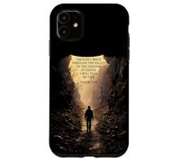 Psalms 23:4 Though I Walk Through The Valley Christian Bible Coque pour iPhone 11