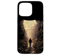 Psalms 23:4 Though I Walk Through The Valley Christian Bible Coque pour iPhone 15 Pro Max