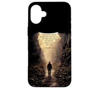 Psalms 23:4 Though I Walk Through The Valley Christian Bible Coque pour iPhone 16 Plus