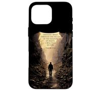 Psalms 23:4 Though I Walk Through The Valley Christian Bible Coque pour iPhone 16 Pro Max