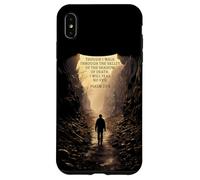 Psalms 23:4 Though I Walk Through The Valley Christian Bible Coque pour iPhone XS Max
