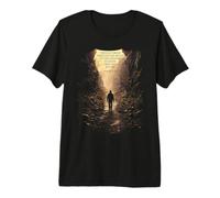 Psalms 23:4 Though I Walk Through The Valley Christian Bible T-Shirt Haut de Gamme