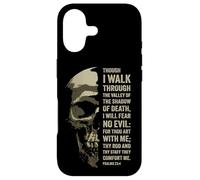 Psalms 23:4 Though I Walk Through The Valley Christian Verse Coque pour iPhone 17
