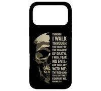 Psalms 23:4 Though I Walk Through The Valley Christian Verse Coque pour iPhone 17 Pro Max