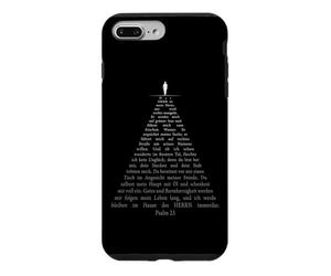 Psalms 23 Though I Walk Through The Valley - German Bible Coque pour iPhone 7 Plus/8 Plus