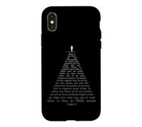 Psalms 23 Though I Walk Through The Valley - German Bible Coque pour iPhone X/XS
