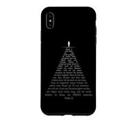 Psalms 23 Though I Walk Through The Valley - German Bible Coque pour iPhone XS Max