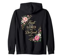 Psalms 37:3 Trust in The Lord & Do Good - Christian Women's Sweat à Capuche