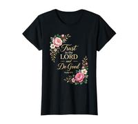 Psalms 37:3 Trust in The Lord & Do Good - Christian Women's T-Shirt