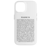 Psalms 91 Bible Verse Protection Safety Blessing (French) Coque pour iPhone 14