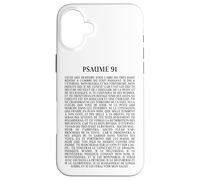 Psalms 91 Bible Verse Protection Safety Blessing (French) Coque pour iPhone 16 Plus